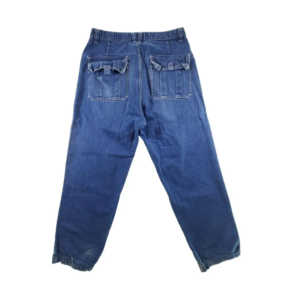 36 (38x33) Shaquille O'Neal Twism Baggy Hip Hop Men's Jeans Denim Y2K Skater